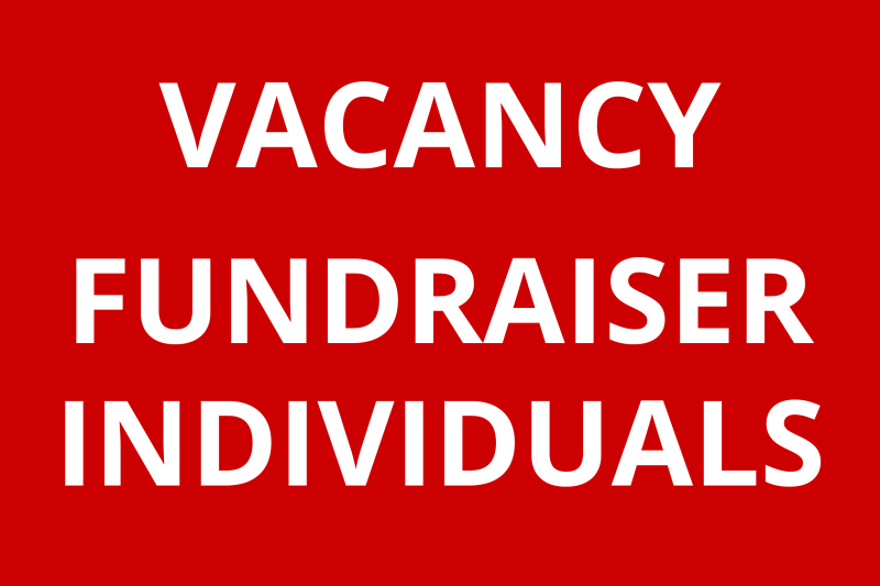 Vacancy - Fundraiser individuals