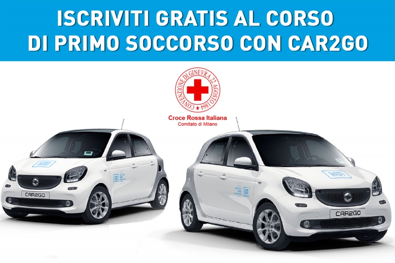 Per i clienti Car2Go corsi gratuiti di primo soccorso!